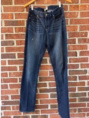 Paige Skyline Straight Jeans Dark Wash Sz 30